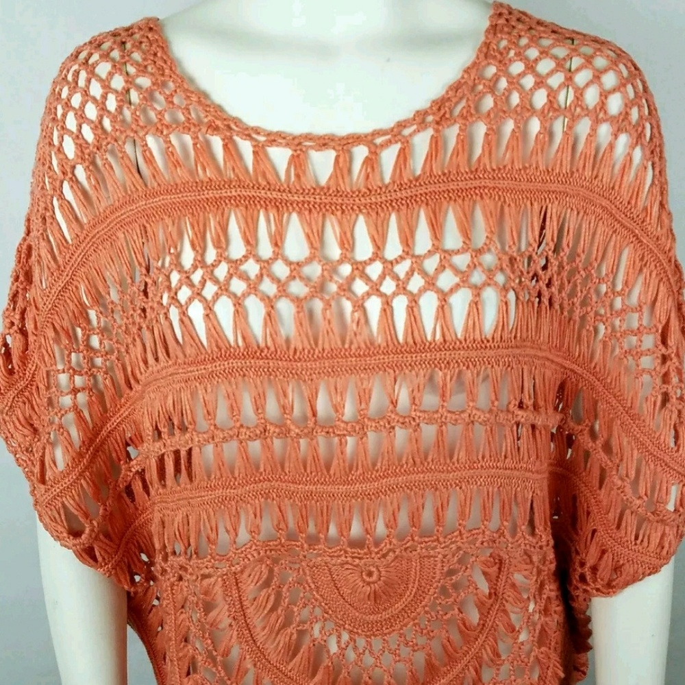 CB Established 1962 Plus 2X Knit Top Peach - Picture 3 of 8